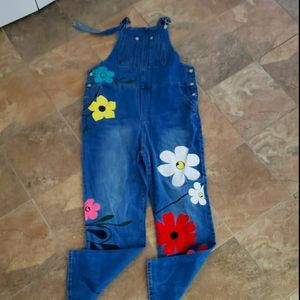 Denim overalls